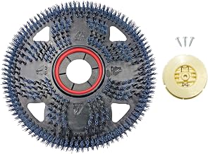 Malish Flex Scrub® Blue (14 Inch) Bristled Floor Pad for Floor Machines | Blue for General Scrubbing of Floors | Outlasts Blue Traditional Pads 50 to 1 | with Center-lok 3 Pad Centering Device