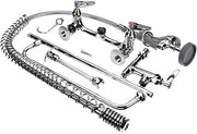 T&S Brass B-0133-ADF14-B Easyinstall Pre-Rinse Spring Action Wall Mount 8-Inch Centers with 14-Inch Add-On Faucet and Wall Bracket, Chrome
