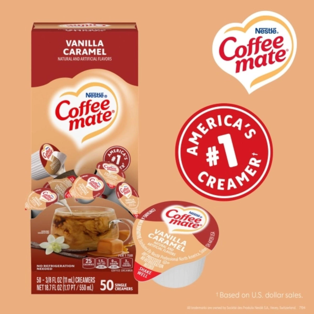 Nestlé® Coffee-mate® Liquid Creamer by Coffee Mate – True, Model COFFEEMATE-102577-SO