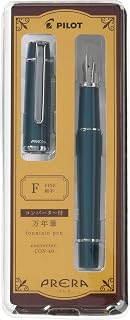 PILOT Prera Fountain Pen, Fine Nib, Dark Turquoise (P-FPR-1-DTQ-F), Includes CON-40 Converter