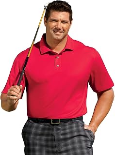 Reebok Big & Tall Golf Play Dry Solid Polo (Navy)