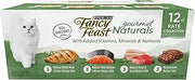 Purina Fancy Feast Grain Free Pate Variety Pack (2 Packs of 12) 3 oz Cans