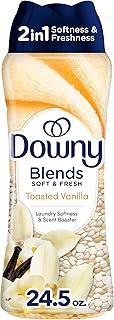 Downy Blends In-Wash Laundry Scent Booster Beads, Toasted Vanilla Scent, 24.5 OZ, Fabric Sottener Beads and Freshness