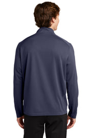 Unisex Sport-Wick Textured Quarter Zip Pullover True Navy by SPORT-TEK – Large, True Navy, Model ST860