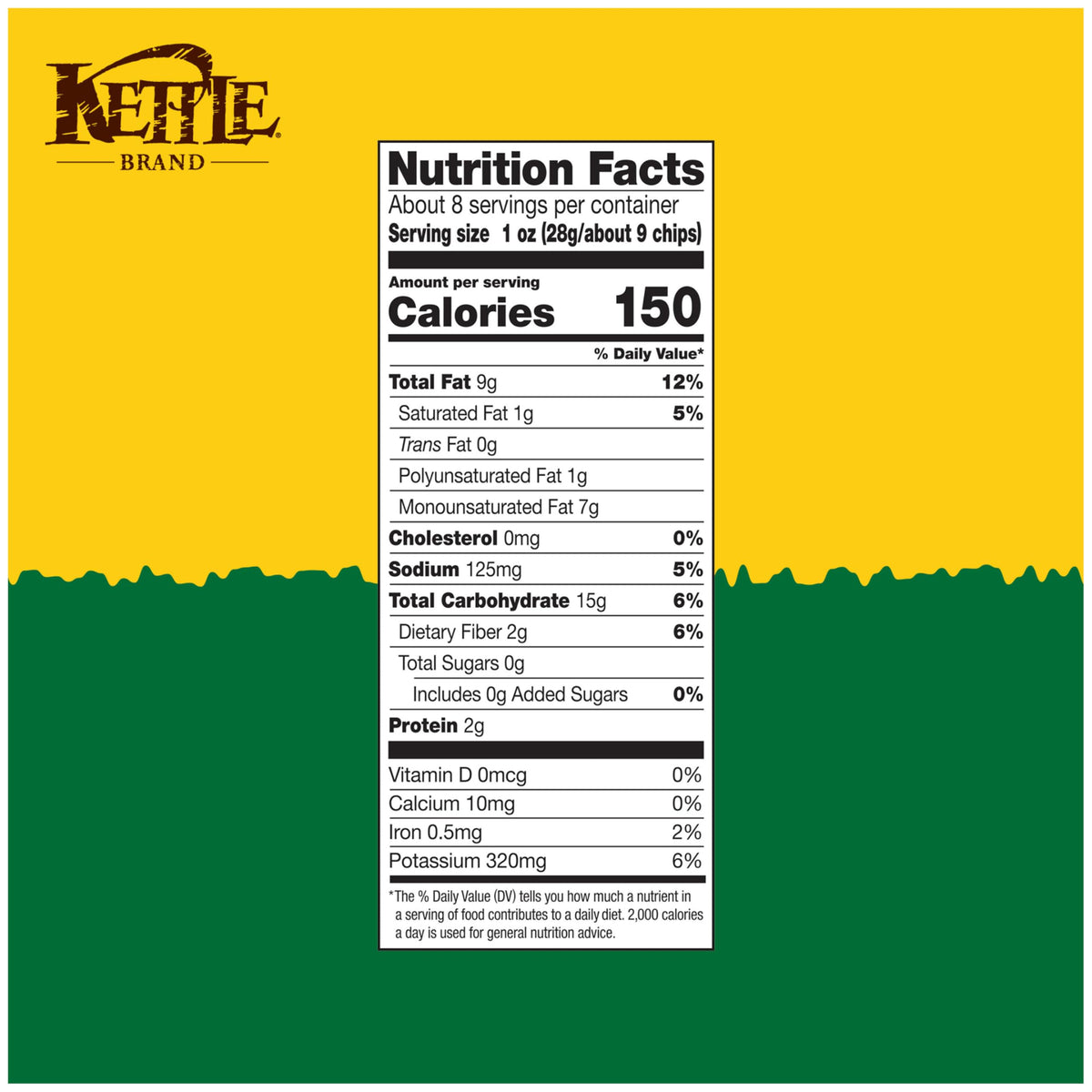 Potato Chips by Kettle Brand – 7.5 Ounce (Pack of 1), Dill Pickle, Model 200790114401