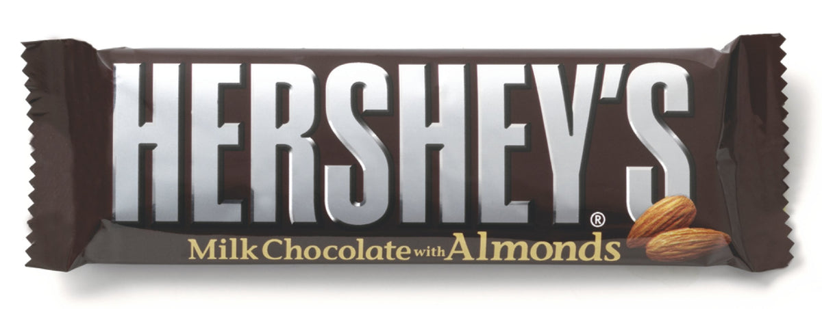 Milk Chocolate with Almond Vend Bar by HERSHEY'S – 36 Count (Pack of 1)