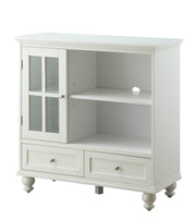 Convenience Concepts White / 36"L x 15.5"W x 36.5"H / Antique Television Stands & Entertainment Centers