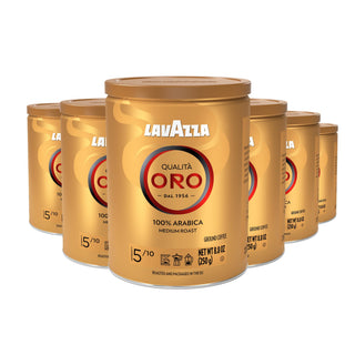 Qualità Oro Ground Coffee by Lavazza – 8.82 Ounce (Pack of 6), Pack of 6, Model 041953119029