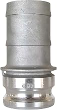 BE Pressure 90.394.300, 3" Aluminum Camlock Fitting, Male Barb x Male Coupler Thread