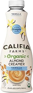 Califia Farms Creamer Almond Vanilla Organic, 25.4 Fl Oz