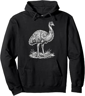Emu Portrait Pullover Hoodie