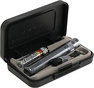 MagLite Solitaire Incandescent 1-Cell AAA Flashlight in Presentation Box Gray