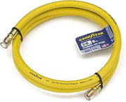 Goodyear 6' x 3/8" Rubber Whip Hose Yellow 250 PSI