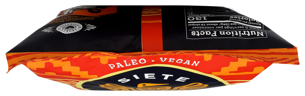 Siete Nacho / 5 Ounce (Pack of 1) / Orange Tortilla