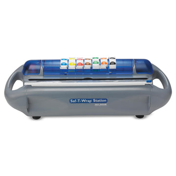 Carlisle FoodService Products Saf-T-Wrap Station by San Jamar – Plastic, Gray, Model SW1218