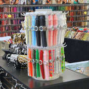 Azar Displays Pegboard + Hooks / Clear / 8 inches (W) x 8 inches (D) x 20 inches (H) Display Racks