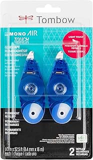 Tombow Mono Air Touch Adhesive, Refill 2-Pack