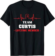 Team CURTIS lifetime member family youth shirt father's day