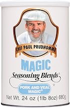 Chef Paul Prudhommes Pork and Veal Magic - 24 oz. can by Magic Seasoning Blends – 24 Ounces, Pack of 4
