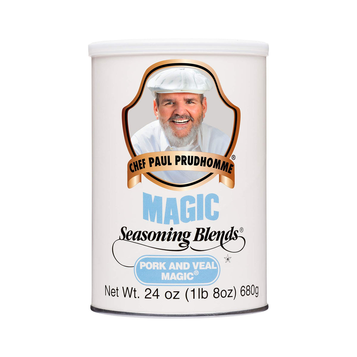 Chef Paul Prudhommes Pork and Veal Magic - 24 oz. can by Magic Seasoning Blends – 24 Ounces, Pack of 4