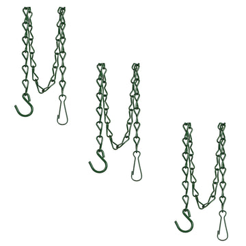 Model 65 Hanging Chain for Bird Feeder by Perky-Pet – Green, Pack of 3, Model 65T