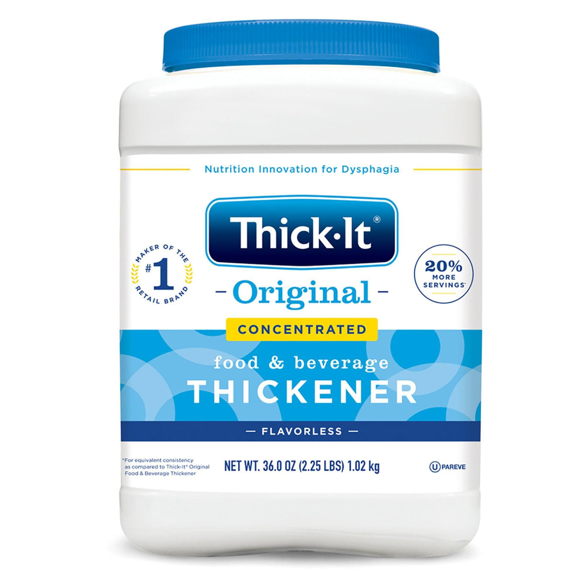 Original Concentrated Food & Beverage Thickener by Thick-It – 10 Ounce (Pack of 1), White, Model I00003797