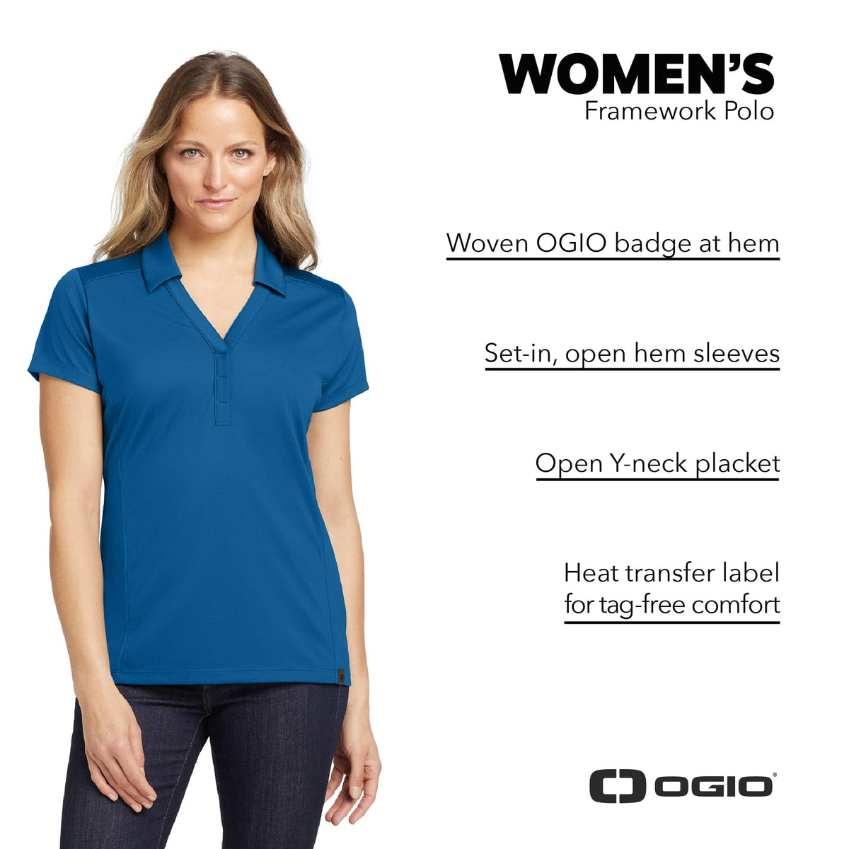 Women's Framework Polo | Moisture Wicking Polo for Women by OGIO – 4X-Large, Signal Red, Model LOG125