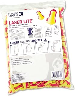 Howard Leight LL-LS4 Laser Lite Earplug Refill for Leight Source 400 Dispenser (200 Pairs)