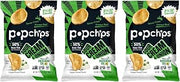 popchips Potato Chips Sour Cream & Onion, 2.25 Oz (Pack of 3)