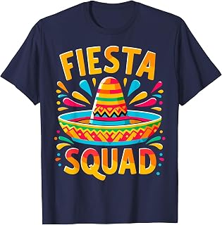 Fiesta Squad Family Matching Cinco de Mayo T-Shirt