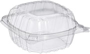 DART C53PST1 OPS 5 in Clear Hinged Container, 5.3 X 5.4 in (Case of 500)