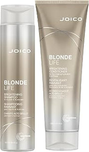 Joico Blonde Life Brightening Shampo & Conditioner | For Blonde Hair | Add Softness & Smoothness | Sulfate Free | Fortified With Monoi & Tamanu Oil