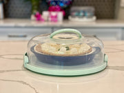 Top Shelf Elements Pie Carrier, 12 Inch Plastic, Green
