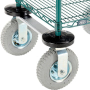 Utility Cart by Nexel – Steel, Green Epoxy, Model 1824N2G