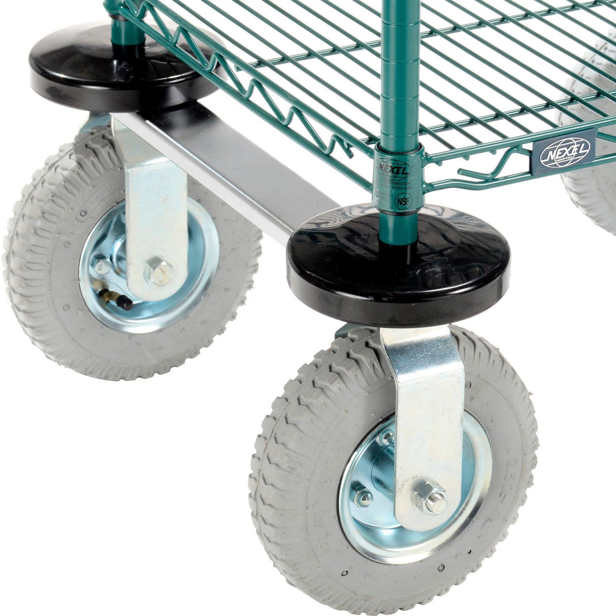 Utility Cart by Nexel – Steel, Green Epoxy, Model 1824N2G