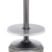 Propane, 41000 BTU, With Table, Silver by AZ Patio Heaters – Steel, Hammered Silver, Model HLDS01-CBT