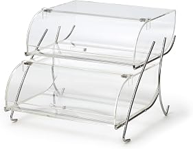 Rosseto BAK200M 2-Shelf Bakery Display Case, Clear