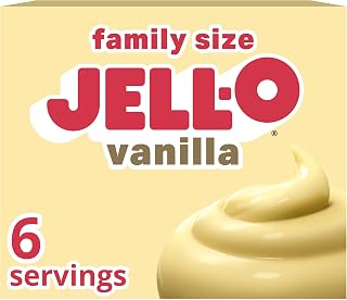 Kraft Jell-O Instant Pudding & Pie Filling, Family Size, Vanilla, 5.1 oz