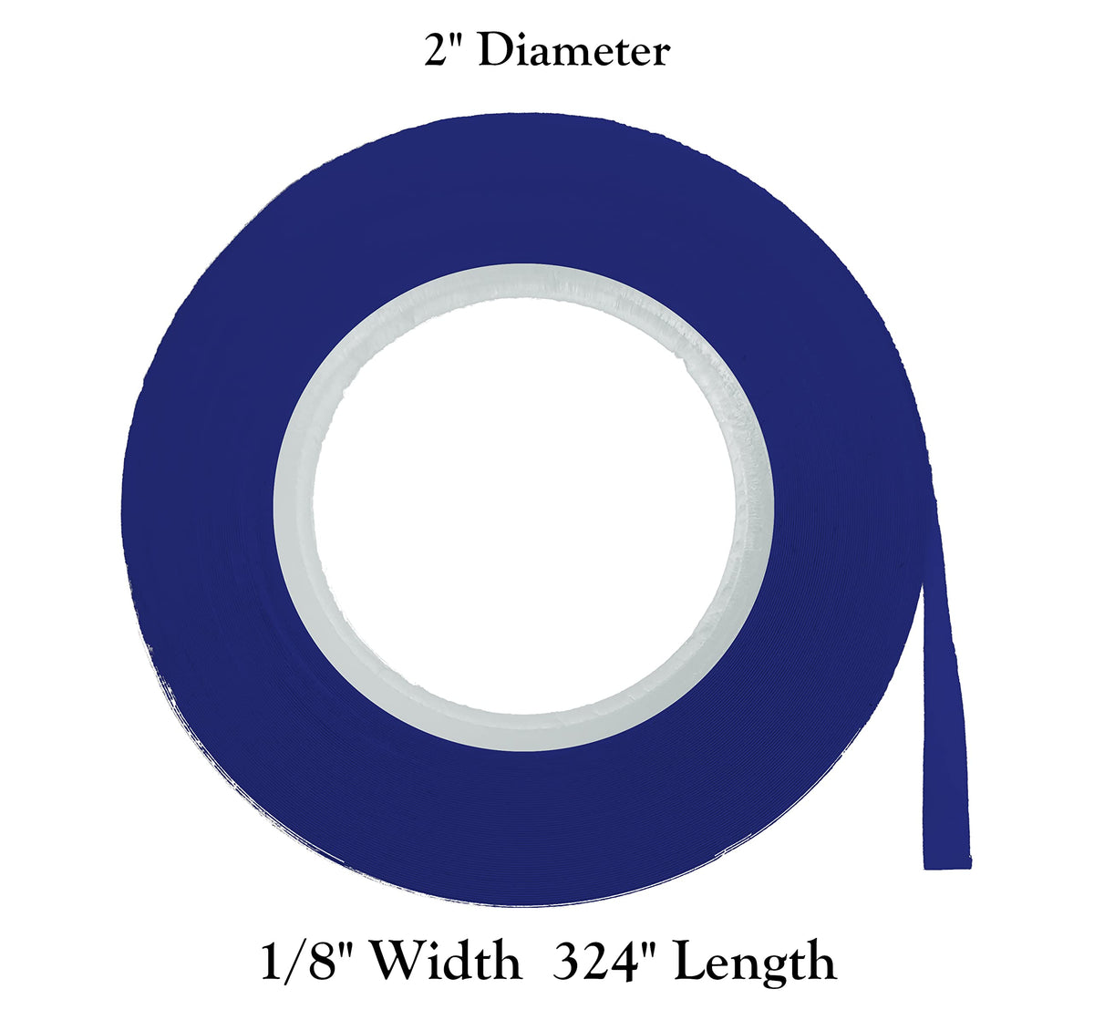 MV Magna Visual Blue / 1/8" Width / 1 Transparent Tape