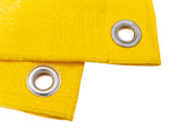 High Visibility Yellow Tarp 3.3 OZ. by HARPSTER TARPS – 10' x 12', High Density Polyethylene, Yellow, Model Y10x12