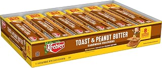 Keebler Sandwich Crackers, Toast And Peanut Butter, 1.8 Oz, Box Of 12