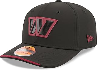 New Era Men's Black Washington Commanders 2026 Sideline 9SEVENTY Adjustable Hat