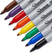 Sharpie Permanent Marker Fine Tip 8 Count (2-Pack)