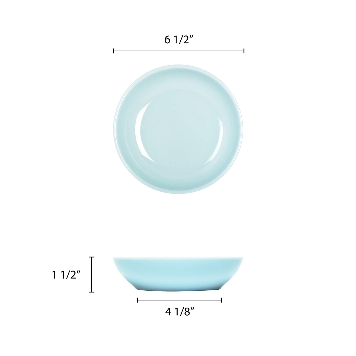 Blue Jade melamine dinnerware collection 15 oz by Thunder Group – 15.0 ounces, Melamine, Light Blue, Model 3965