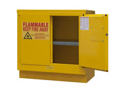 Flammable storage by Durham – 22, Alloy Steel, Yellow, Model 1022UCS-50