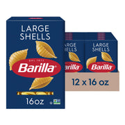 Barilla Large Shells / 16 Ounce (Pack of 12) / Large Shells 12 Pack Pasta