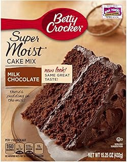 Betty Crocker Supermoist Cake Mix-Milk Chocolate-15.25 oz