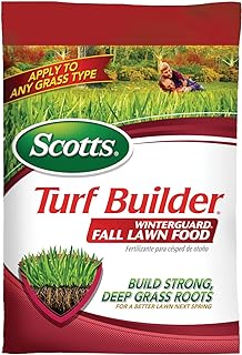Scotts Turf Builder WinterGuard Fall Lawn Food, 10 lbs. | Lawn Fertilizer for All Grass Types, Covers 4,000 sq. ft.