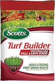 Scotts Turf Builder WinterGuard Fall Lawn Food, 32.3 lbs. | Lawn Fertilizer for All Grass Types, Covers 12,000 sq. ft.