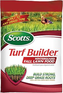 Scotts Turf Builder WinterGuard Fall Lawn Food, 32.3 lbs. | Lawn Fertilizer for All Grass Types, Covers 12,000 sq. ft.